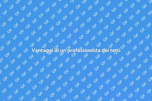 Perché scegliere un esperto per il tetto