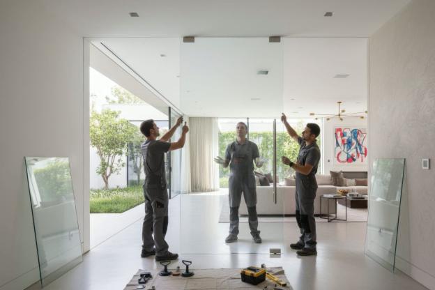 Installare porte in vetro