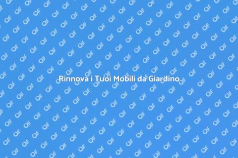 Riparazione Mobili da Giardino