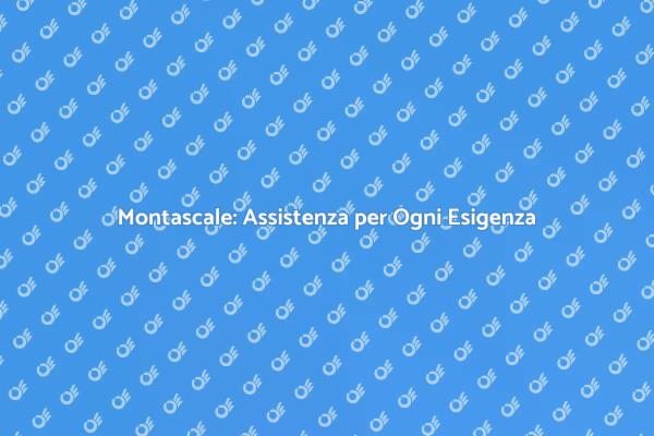 Montascale: Servizio Essenziale per Te