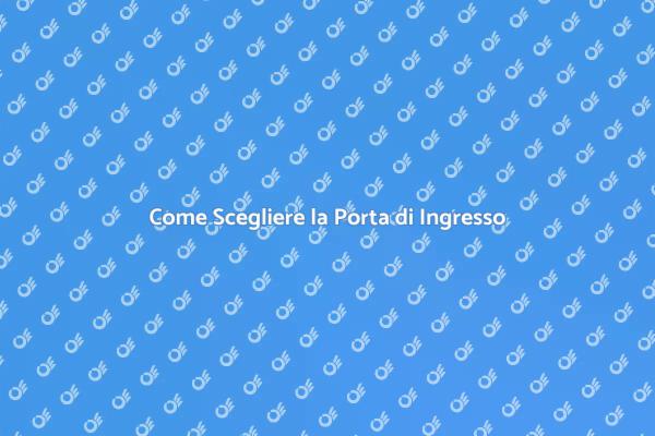 La Porta di Ingresso: Stile e Sicurezza
