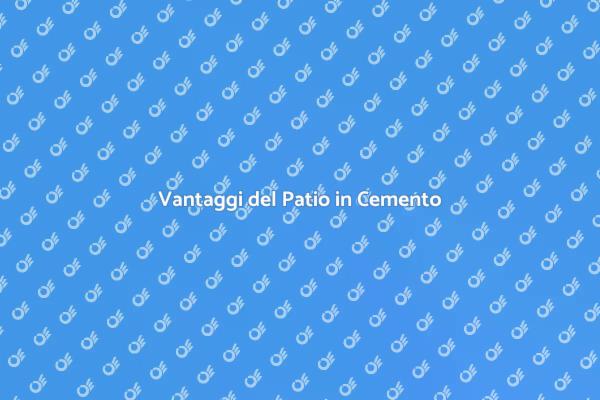 Patio in Cemento: Bellezza e Funzionalità