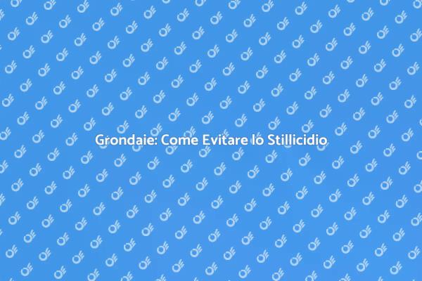 Proteggi le tue Grondaie dallo Stillicidio