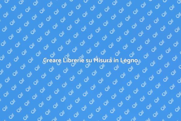 Installazione di Librerie in Legno