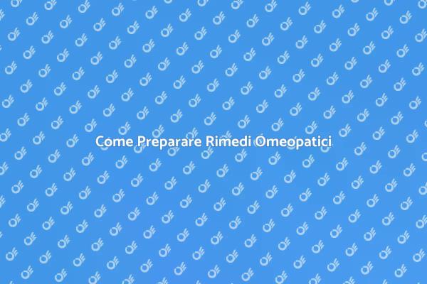 Preparazione di Rimedi Naturali Efficaci