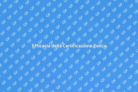 Certificazione Energetica Eolico