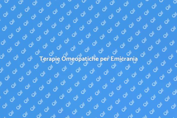 Allevia l'Emicrania con Omeopatia