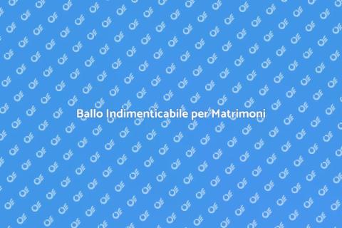 Corso di Danza per Matrimoni