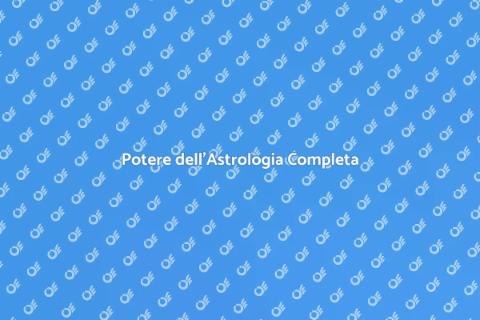 Resoconto Astrologico Completo