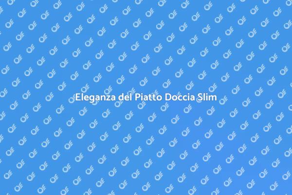 Piatto Doccia: Innovazione e Stile