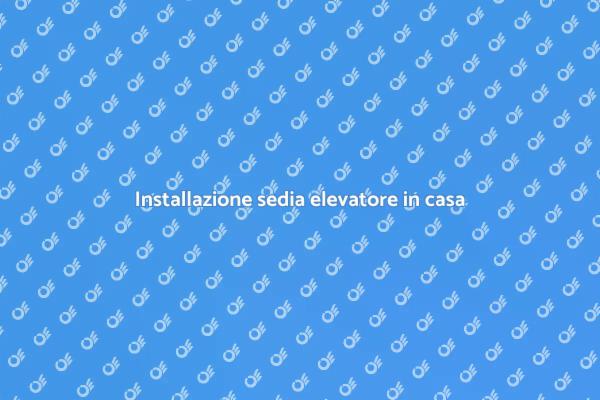 Migliora la mobilità con una sedia elevatore