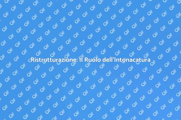 Ristruttura con l'Intonacatura Efficace