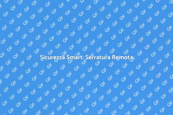 Installazione Serratura Smart