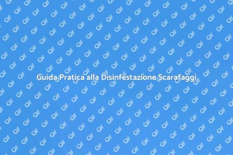 Disinfestazione da Scarafaggi Efficace