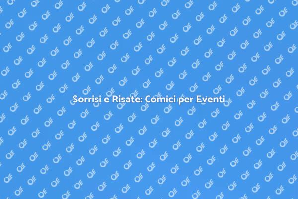 Trasforma il Tuo Evento con Risate!