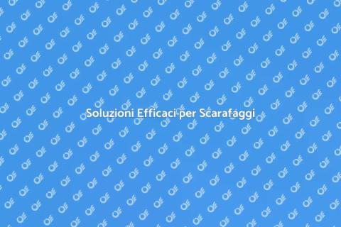 Controllo Disinfestazione Scarafaggi