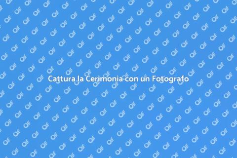 Servizio Fotografico per Cerimonie