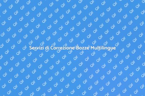 Correzione Bozze in Altre Lingue
