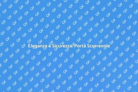 Porta Scorrevole con Serratura Sicura