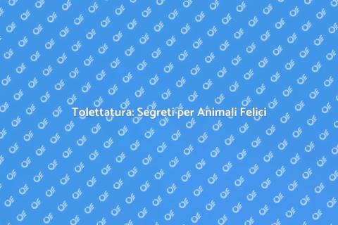 Tolettatura: Felicità per i Nostri Animali