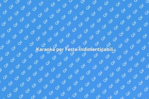 Noleggio Karaoke per Feste di Bambini
