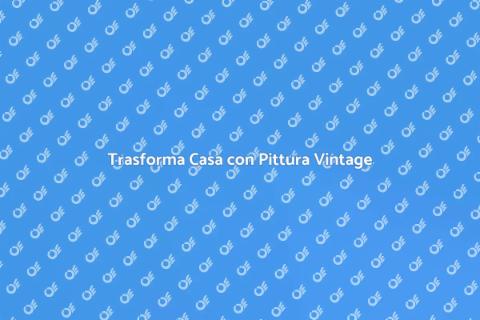 Pittura Murale Vintage: Trasforma Casa
