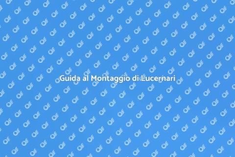 Montare Lucernario Anticondensa