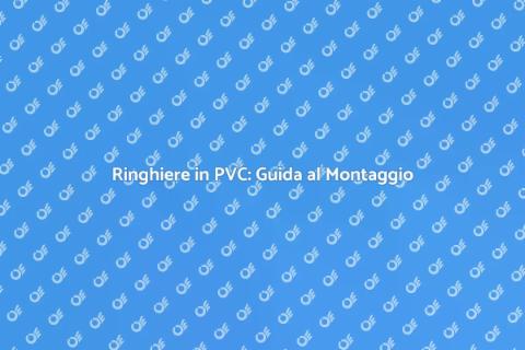 Montare una Ringhiera in PVC