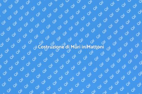 Muro in Mattoni: Stabilità e Stile