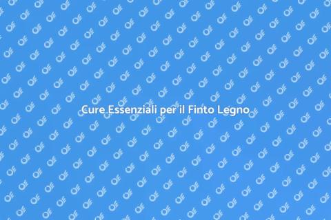Manutenzione Finto Legno: Guida Pratica