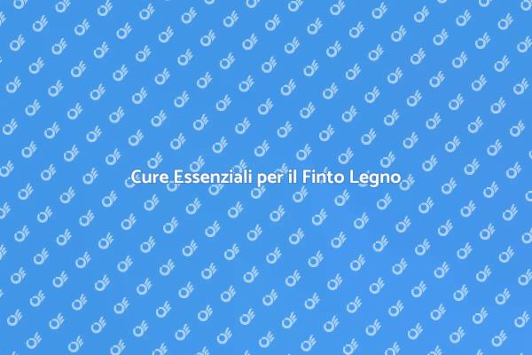 Guida alla Manutenzione del Finto Legno