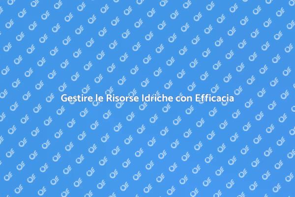 Soluzioni per l'Estrazione dell'Acqua