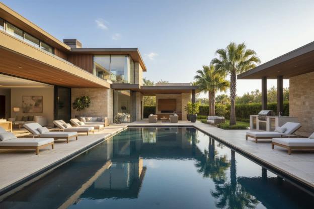 Casa con la piscina