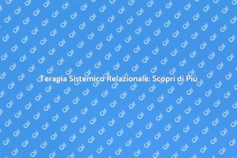Seduta di Terapia Relazionale Efficace