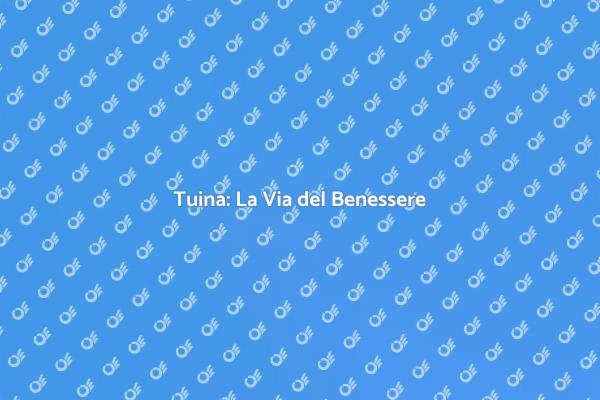Scopri il Potere del Massaggio Tuina