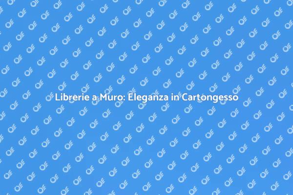 Librerie in Cartongesso: Stile e Funzionalità