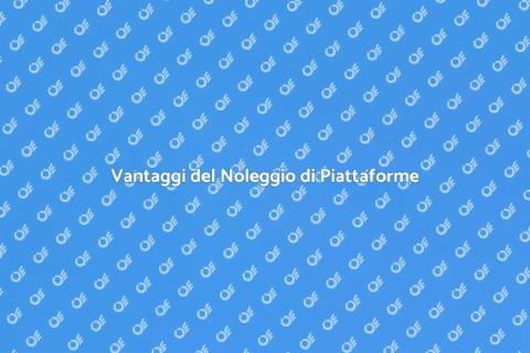 Noleggiare Piattaforma Elevatrice