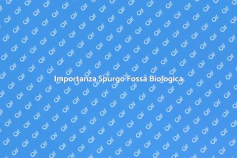 Spurgo Fossa Biologica: Guida Completa