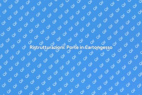 Rifare Porte in Cartongesso Eleganti