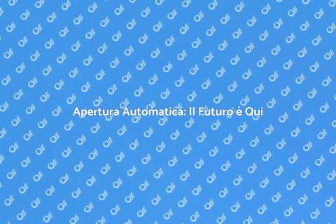 Sistema Apertura Automatica Innovativo