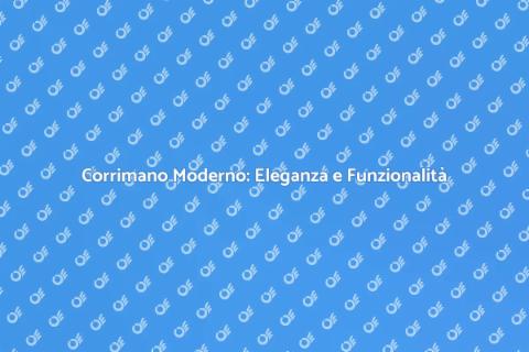 Corrimano in Legno Moderno Elegante