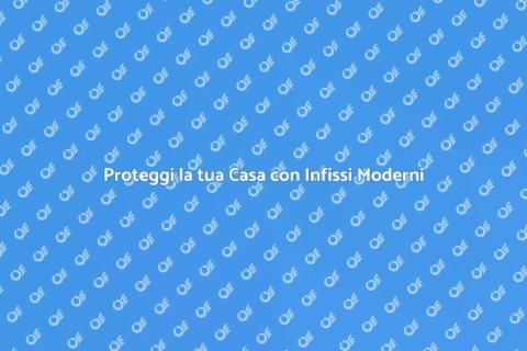 Infisso Blindato Moderno per Sicurezza