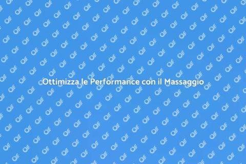 Massaggio Sportivo per Performance Ottimali