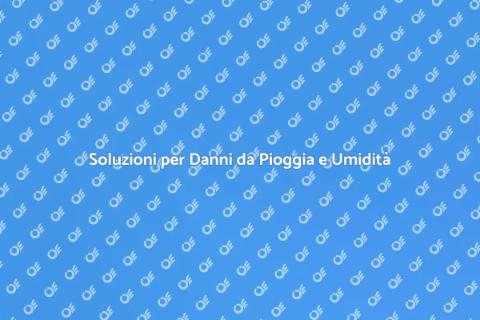 Riparare Danni da Pioggia e Umidità