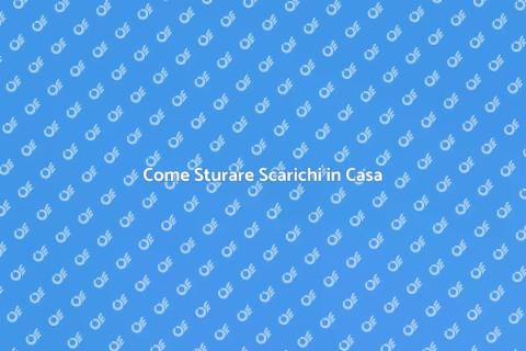 Attrezzatura per Sturare Scarichi