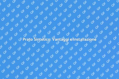 Prato Sintetico: Giardino Sempre Verde