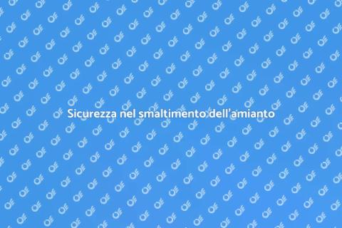 Smaltire amianto in modo sicuro