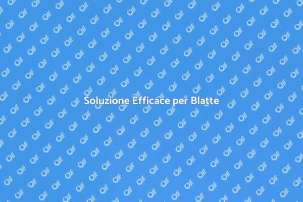 Combatti le Blatte con Ernesto.it
