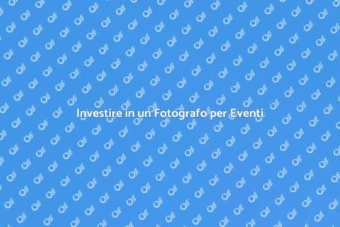 Noleggiare un Fotografo per Eventi