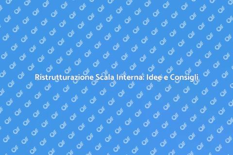Ristrutturare Scala Interna in Legno